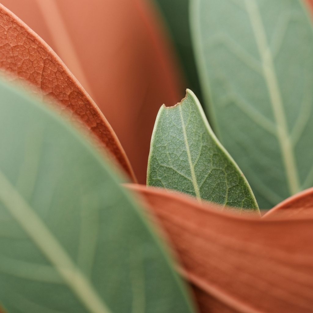Close-up of natural plant textures